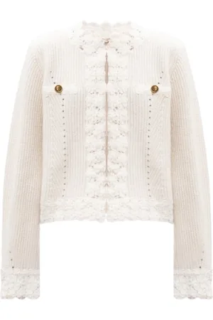 Twin-Set Damen, Strickwaren, Weiß, MGröße: