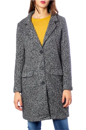 JACQUELINE DE YONG Damen, Mäntel, Grau, 2XSGröße: