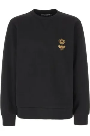 Dolce & Gabbana Herren, Sweatshirts & Hoodies, Schwarzk, 2XLGröße: