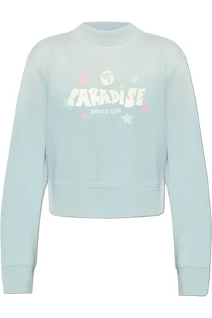 Palm Angels Damen, Sweatshirts & Hoodies, Blau, XSGröße:
