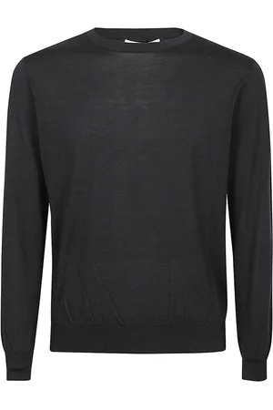KANGRA CASHMERE Herren, Sweatshirts & Hoodies, Schwarzk, SGröße: