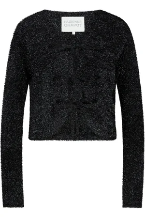 Fabienne Chapot Damen, Strickwaren, Schwarzk, XSGröße: