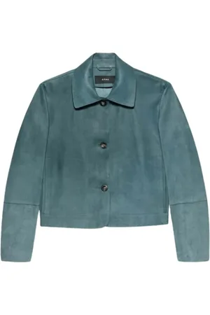 arma leder Damen, Jacken, Blau, SGröße: