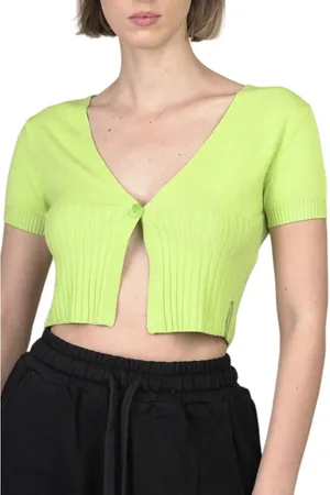 hinnominate Damen, Strickwaren, Grün, LGröße: