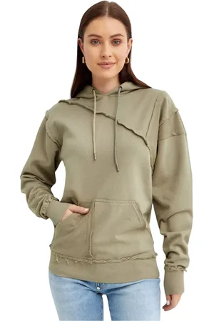 SER.O.YA Damen, Sweatshirts & Hoodies, Grün, SGröße: