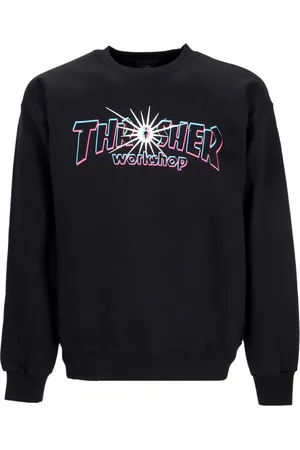 Thrasher Herren, Sweatshirts & Hoodies, Schwarzk, MGröße: