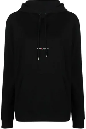 Saint Laurent Damen, Sweatshirts & Hoodies, Schwarzk, LGröße: