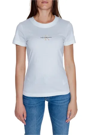Calvin Klein Damen, Oberteile, Weiß, XSGröße:
