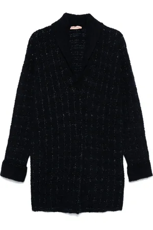 Twin-Set Damen, Strickwaren, Schwarzk, SGröße: