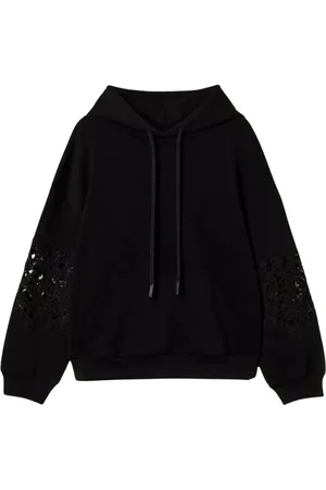 Twin-Set Damen, Sweatshirts & Hoodies, Schwarzk, XSGröße: