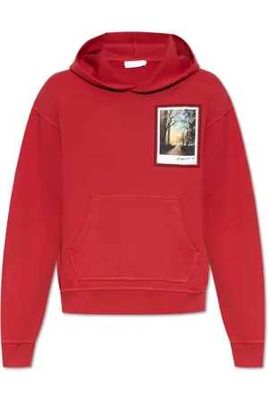 Helmut Lang Herren, Sweatshirts & Hoodies, Rot, LGröße: