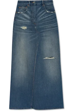 Maison Margiela Damen, Röcke, Blau, SGröße: