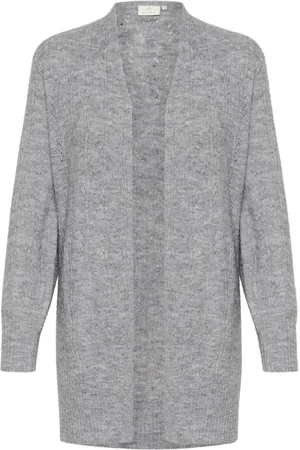 Kaffe Damen, Strickwaren, Grau, 2XLGröße: