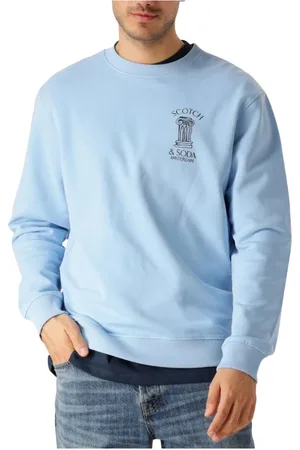 Scotch&Soda Herren, Sweatshirts & Hoodies, Blau, SGröße: