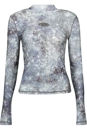 Diesel Damen, Oberteile, Blau, MGröße: