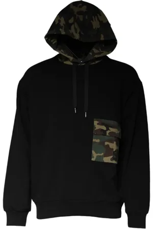 Dolce & Gabbana Herren, Sweatshirts & Hoodies, Schwarzk, XLGröße: