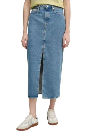 Calvin Klein Damen, Röcke, Blau, W30Größe: