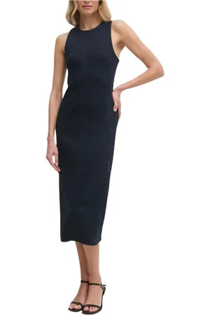 Calvin Klein Damen, Kleider, Blau, SGröße:
