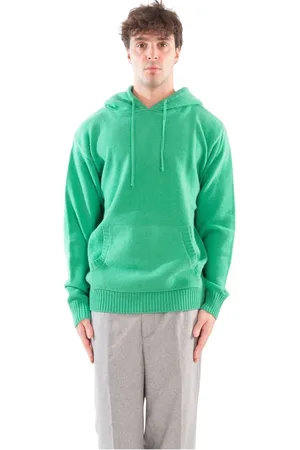 Seven Gauge Herren, Sweatshirts & Hoodies, Grün, MGröße: