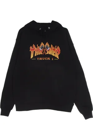 Thrasher Herren, Sweatshirts & Hoodies, Schwarzk, SGröße: