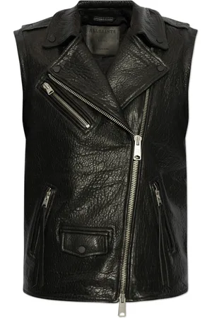 AllSaints Damen, Jacken, Schwarzk, LGröße: