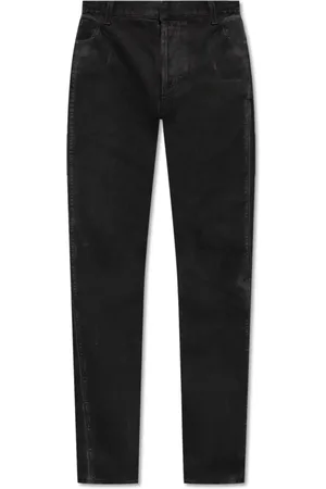 Alexander McQueen Herren, Jeans, Schwarzk, SGröße: