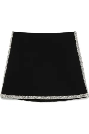 ALICE+OLIVIA Damen, Röcke, Schwarzk, SGröße: