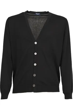 DRUMOHR Herren, Strickwaren, Schwarzk, LGröße:
