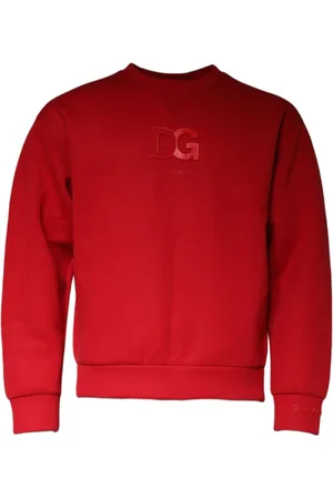 Dolce & Gabbana Herren, Sweatshirts & Hoodies, Rot, MGröße: