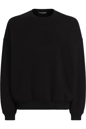 Dolce & Gabbana Herren, Sweatshirts & Hoodies, Schwarzk, MGröße: