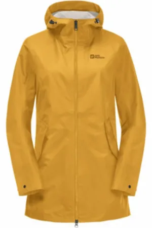 Jack Wolfskin Damen, Mäntel, Gelb, SGröße: