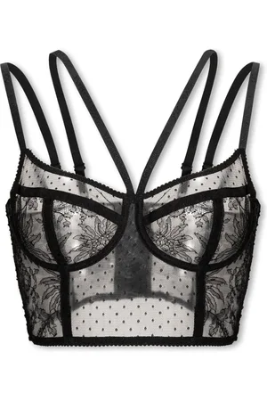 Dolce & Gabbana Damen, Unterwäsche, Schwarzk, LGröße: