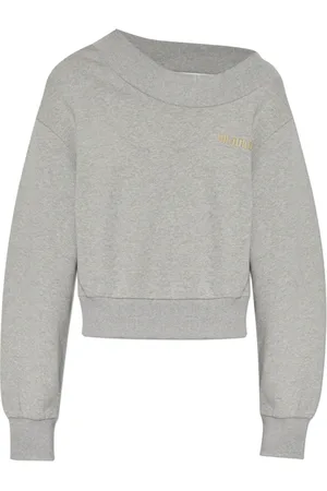 The Attico Damen, Sweatshirts & Hoodies, Grau, 2XSGröße: