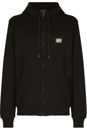 Dolce & Gabbana Herren, Sweatshirts & Hoodies, Schwarzk, SGröße: