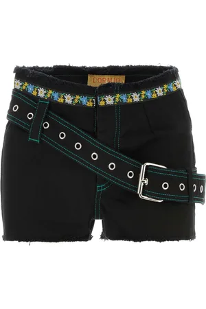 CORMIO Damen, Shorts, Schwarzk, LGröße: