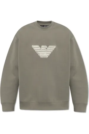 Emporio Armani Herren, Sweatshirts & Hoodies, Grün, LGröße: