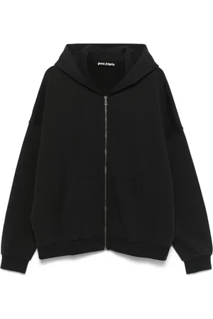 Palm Angels Herren, Sweatshirts & Hoodies, Schwarzk, MGröße: