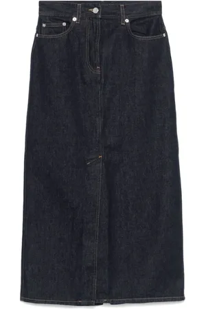 Loulou Studio Damen, Röcke, Blau, MGröße: