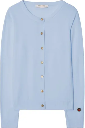 BUSNEL Damen, Strickwaren, Blau, LGröße: