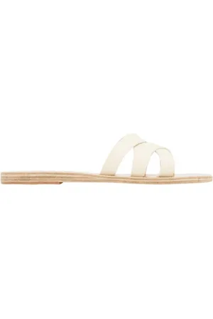 Ancient Greek Sandals Damen, Schuhe, Weiß, 38 EUGröße: