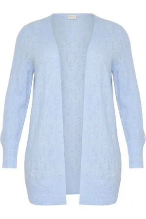 Kaffe Damen, Strickwaren, Blau, LGröße: