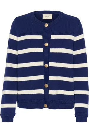 Cream Damen, Strickwaren, Blau, LGröße: