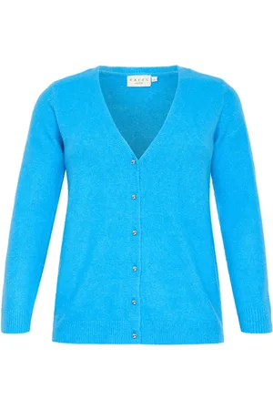 Kaffe Damen, Strickwaren, Blau, MGröße: