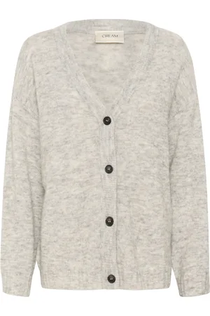 Cream Damen, Strickwaren, Grau, 2XLGröße: