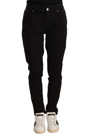 Dolce & Gabbana Damen, Jeans, Schwarzk, MGröße: