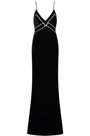 LOVESHACKFANCY Damen, Kleider, Schwarzk, LGröße: