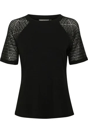 Cream Damen, Oberteile, Schwarzk, MGröße: