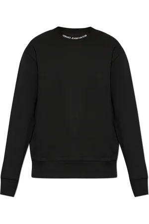 VERSACE Herren, Sweatshirts & Hoodies, Schwarzk, MGröße: