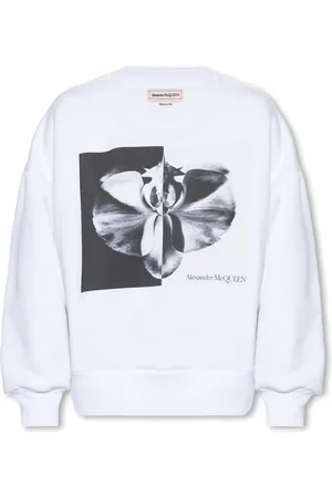 Alexander McQueen Damen, Sweatshirts & Hoodies, Weiß, 3XSGröße: