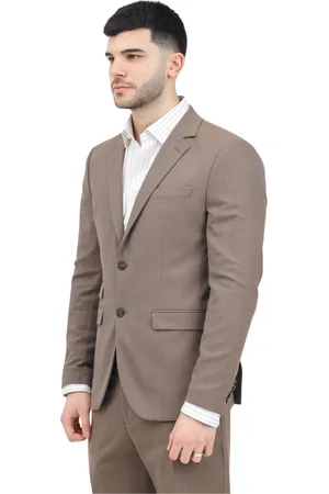 SELECTED Herren, Anzüge, Braun, XLGröße: